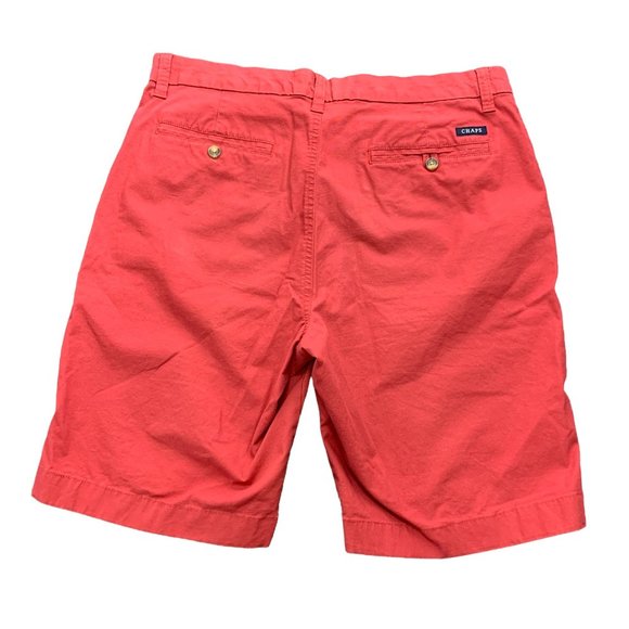 CHAPS 33 Red Shorts Flat Front Stretch 9.5 Inseam - Picture 2 of 3